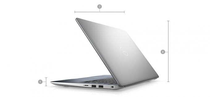 Vostro 13 5370 Laptop - Boyutlar ve Ağırlık